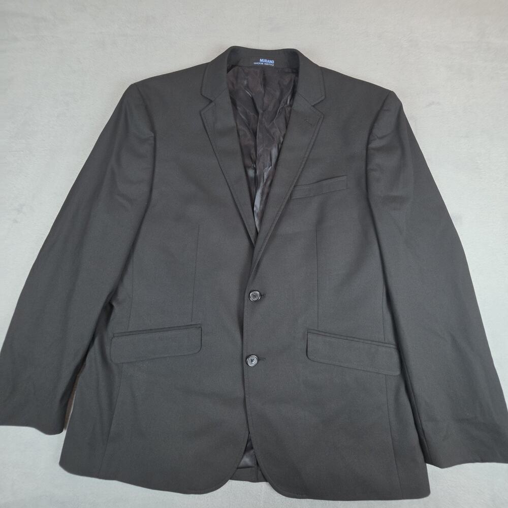 Murano Wardrobe Essentials Slim Fit Blazer Men’s XL Black Sport Coat Jacket
